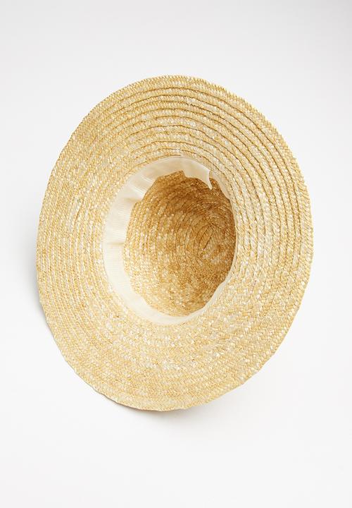 Superbalist - Straw boater hat - natural