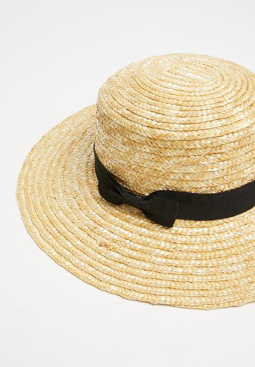Superbalist - Straw boater hat - natural