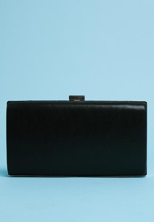 dailyfriday - Star embellished clutch - black