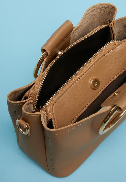 Superbalist - Double ring handle bag - tan