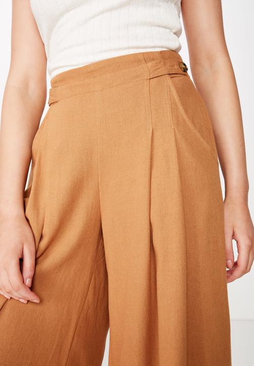 Cotton On - Luna button culotte - orange