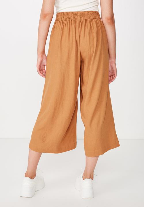 Cotton On - Luna button culotte - orange