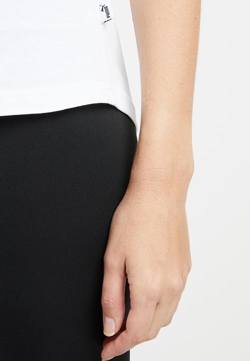 PUMA - Amplified tee - white & black 