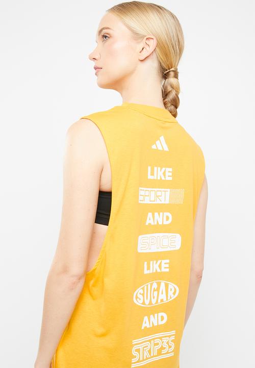 adidas - Tank top win - yellow