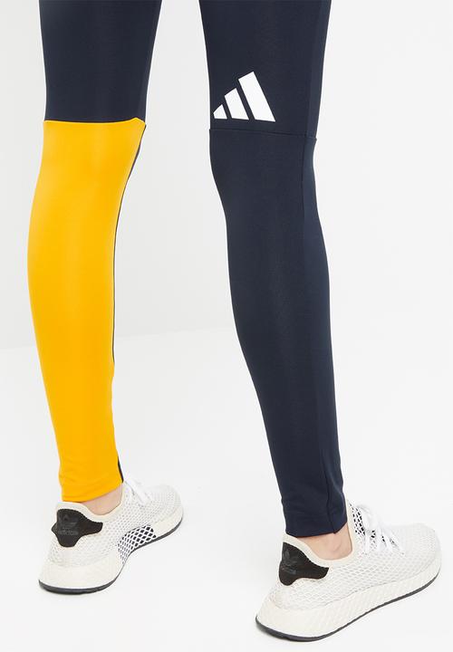 adidas - Womens Adidas colour block tights - multi