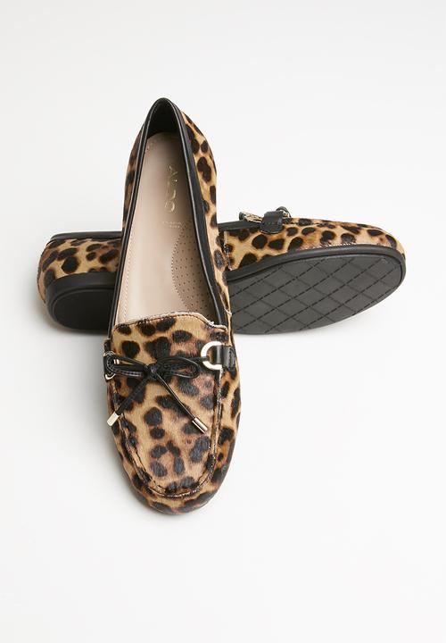 ALDO - Adrerini leather moccasin - brown multi
