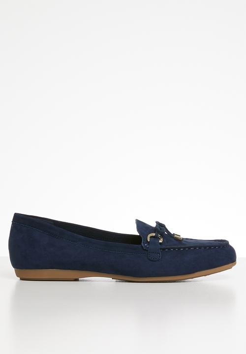 ALDO - Adrerini leather moccasin - navy