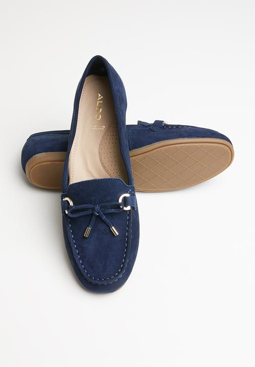 ALDO - Adrerini leather moccasin - navy