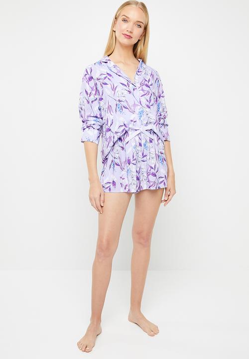 Superbalist - Sleep shirt & shorts set - multi 