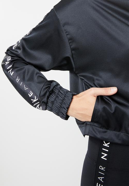Nike - Nike air satin track jacket - black