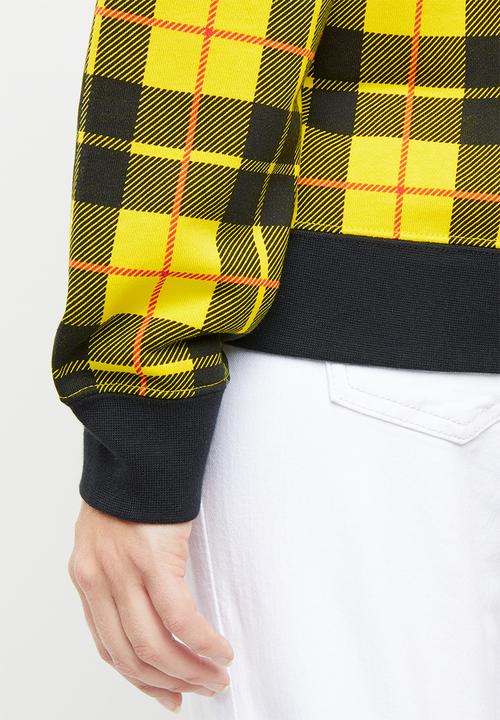 Nike - Nike fleece crew - black & yellow