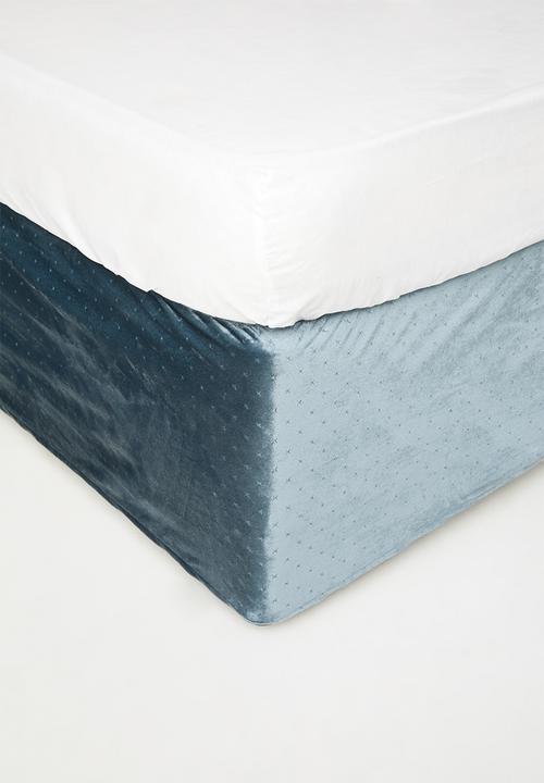 Sixth Floor - Velvet bedwrap - dark teal