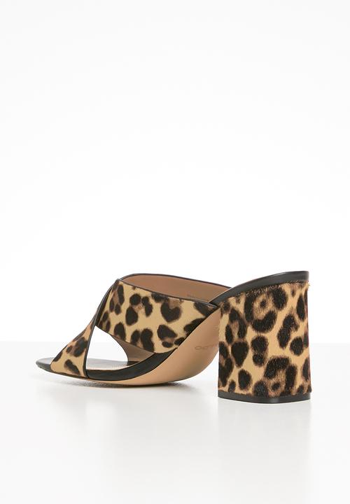 ALDO - Ulayma leather heel - brown & black 