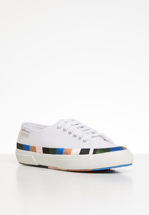 SUPERGA - 2750 embroided canvas - white