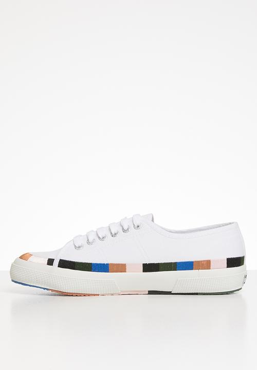 SUPERGA - 2750 embroided canvas - white