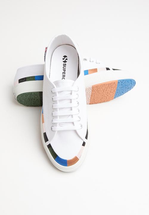 SUPERGA - 2750 embroided canvas - white