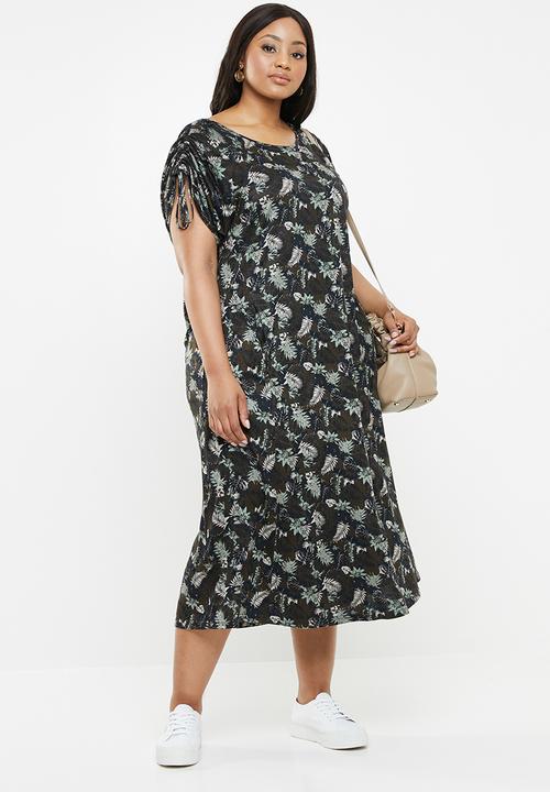 AMANDA LAIRD CHERRY - Plus size siphosethu dress - green