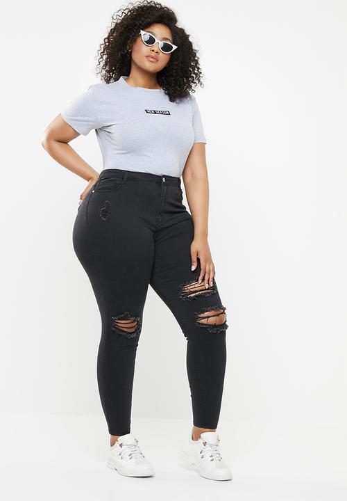Missguided - Curve new season bodysuit - grey