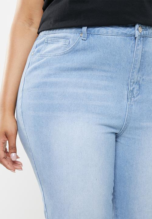 Missguided - Raw hem jeans - blue