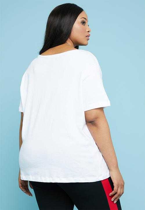 Superbalist - V-neck tee - white