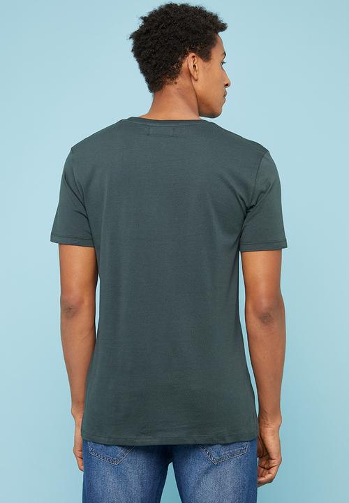 Superbalist - Plain crew neck short sleeve tee - charcoal 