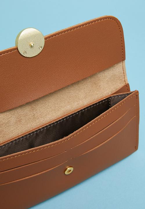 Superbalist - Button detail purse - brown