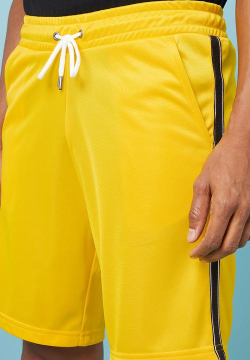 Superbalist - Tricot side taped shorts - yellow