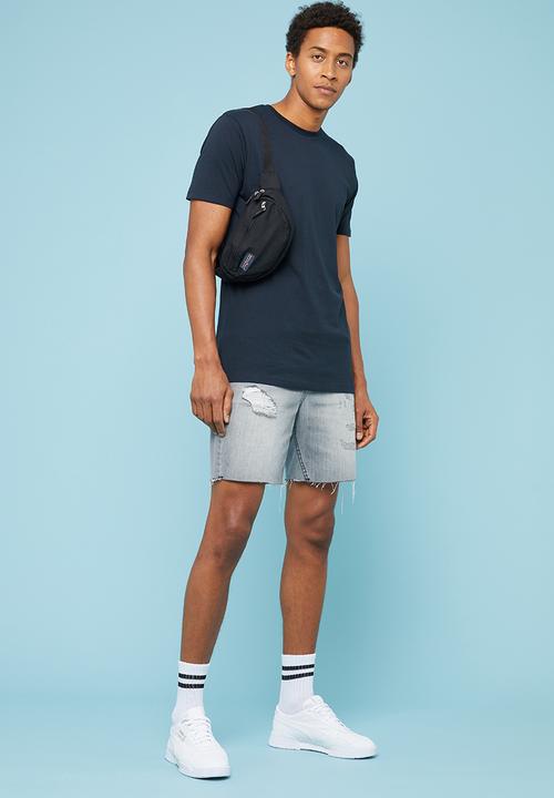 Superbalist - Plain crew neck short sleeve tee - navy