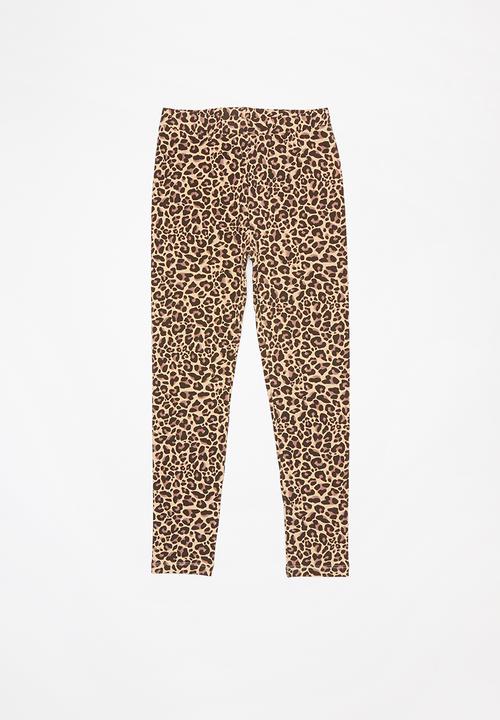 MINOTI - Teens leggings - brown & beige