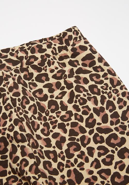 MINOTI - Teens leggings - brown & beige
