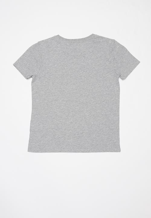 GUESS - Short sleeve guess tri raised tee - grey