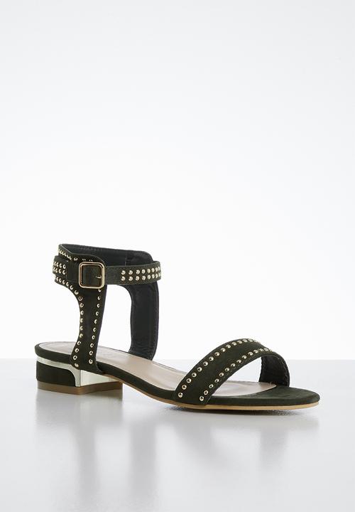 Miss Black - Megan sandal - green