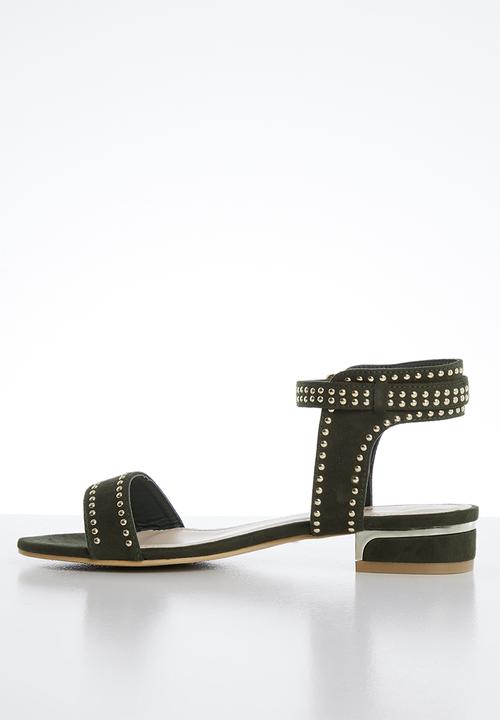 Miss Black - Megan sandal - green