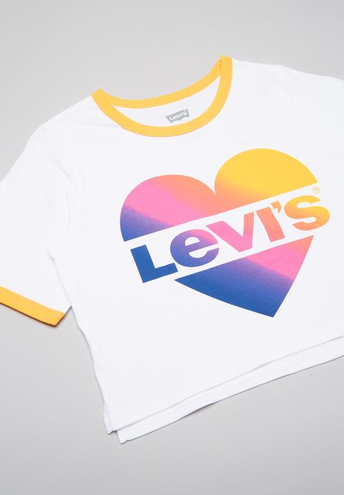 Levi’s® - Graphic cropped ringer tee - multi 