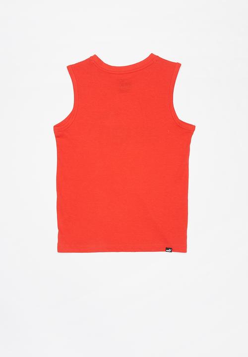 PUMA - Essential sleeveless tee - red