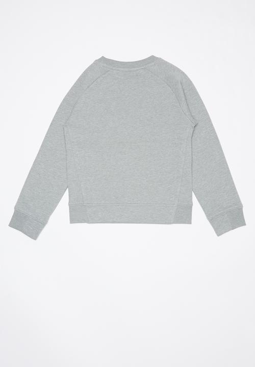Nike - Girls Nike crew neck - grey