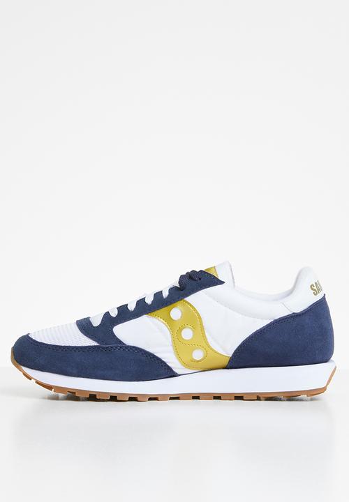 Saucony Originals - Jazz vintage - white/navy/gold