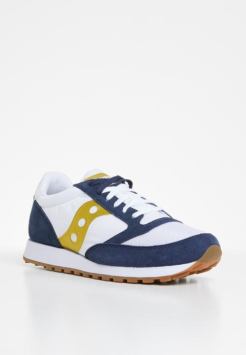Saucony Originals - Jazz vintage - white/navy/gold