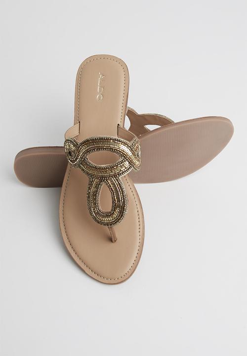 ALDO - Rithrania leather sandal - cognac