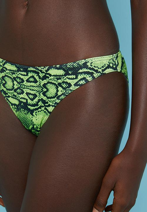 Superbalist - Brazilian bottom - green & black