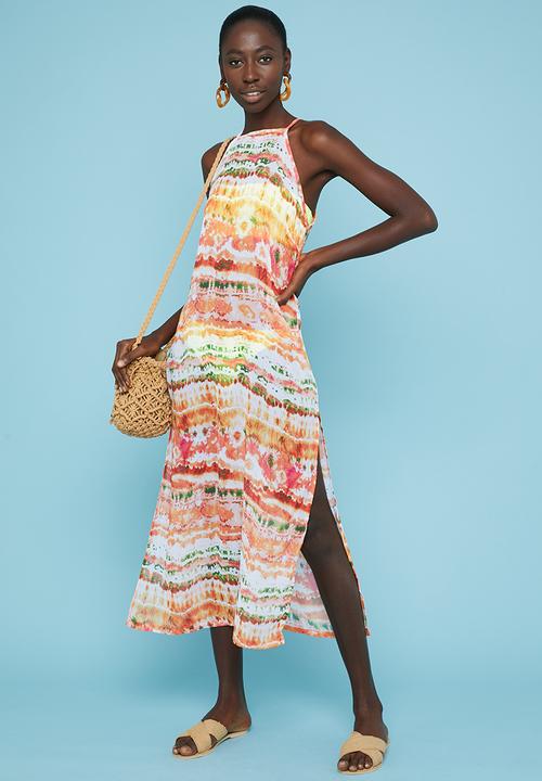 Superbalist - Halter swim cover up - mutli