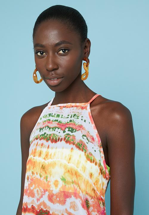 Superbalist - Halter swim cover up - mutli