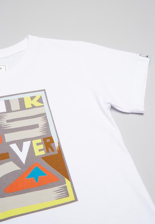 Quiksilver - Jumbled up short sleeve boys tee - white