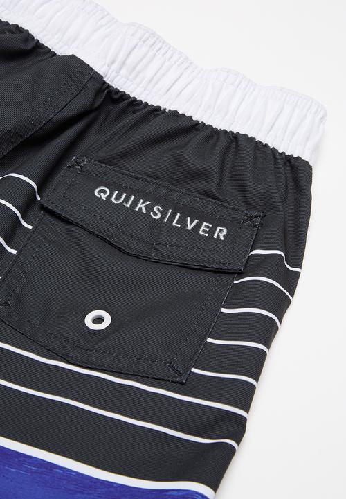 Quiksilver - Swell boys beach shorts - blue & black