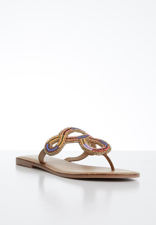 ALDO - Rithrania leather sandal - bright multi