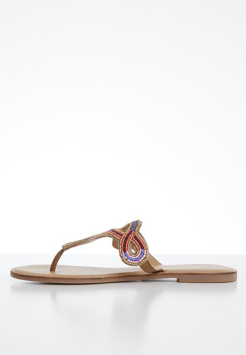 ALDO - Rithrania leather sandal - bright multi