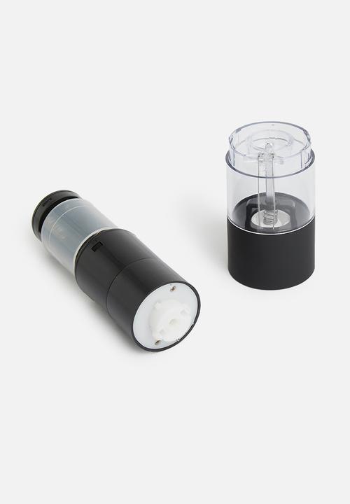 Excellent Houseware - Rubber peppermill - black