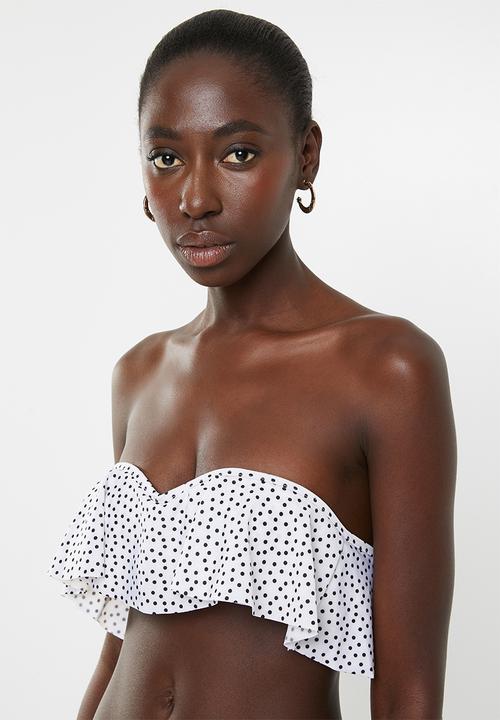 Brave Soul - Lia bikini top - black & white