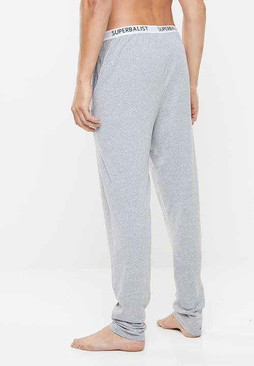 Superbalist - Knit slim fit lounge pants - grey