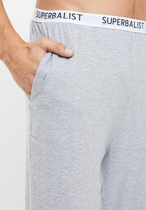 Superbalist - Knit slim fit lounge pants - grey